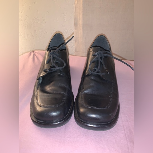 Wednesday Adams style heeled loafers by Diba USA - Picture 2 of 5